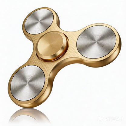 Electroplated aluminium alloy fidget spinner - view 10