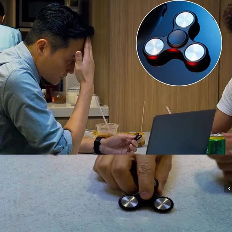 electroplated aluminium alloy fidget spinner - view 4