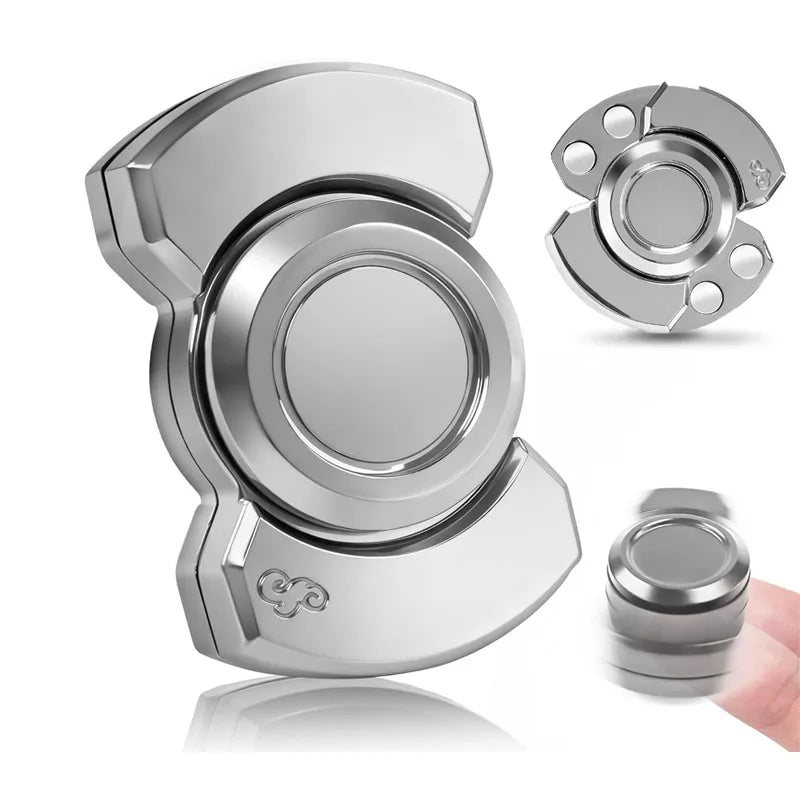 3-in-1 magnetic fidget spinner and clicker - view 4