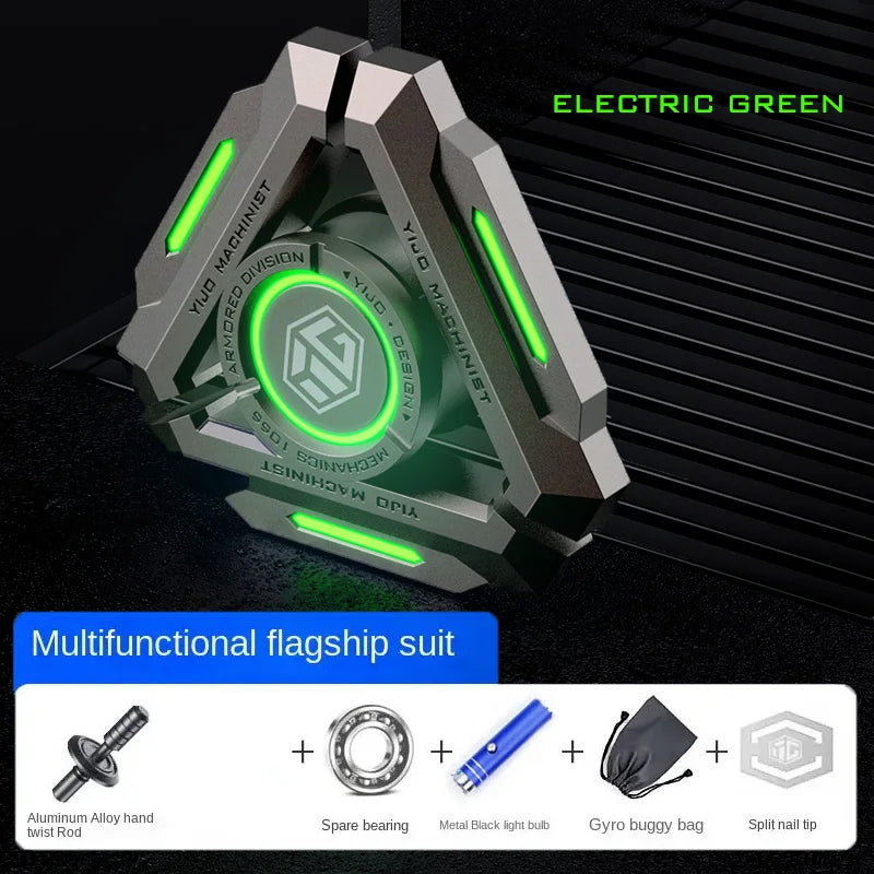 luminous all-metal gyroscope fidget spinner - view 11