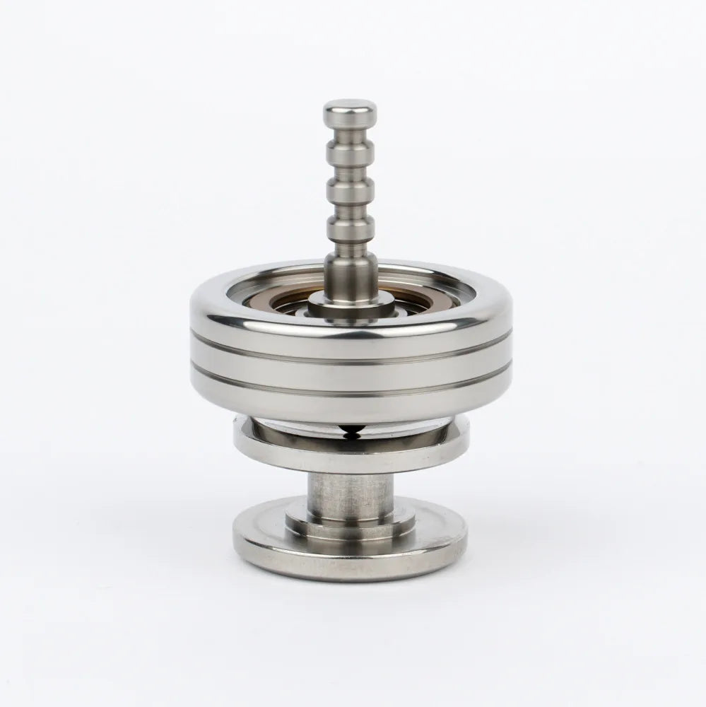 Stainless steel gyroscope fidget spinner - view 1