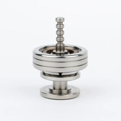 Stainless steel gyroscope fidget spinner - view 1