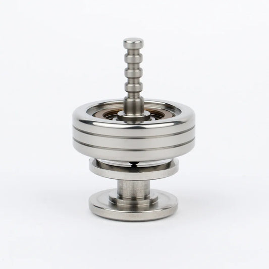Stainless steel gyroscope fidget spinner - view 1