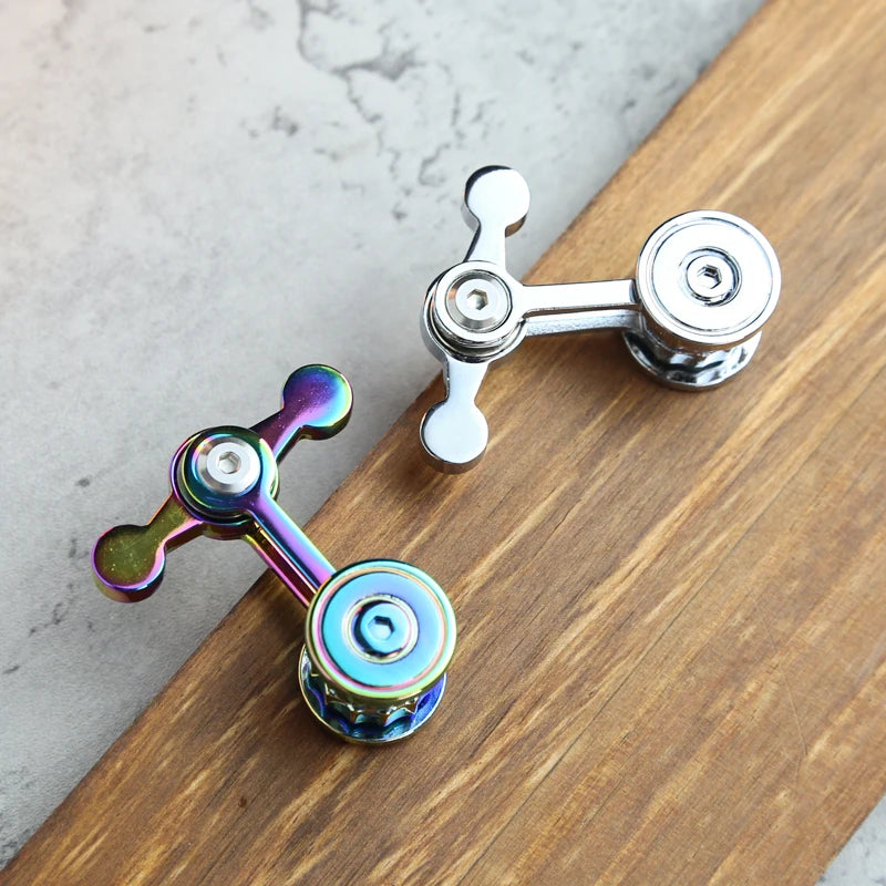 Chaotic pendulum metal fidget spinner - view 1