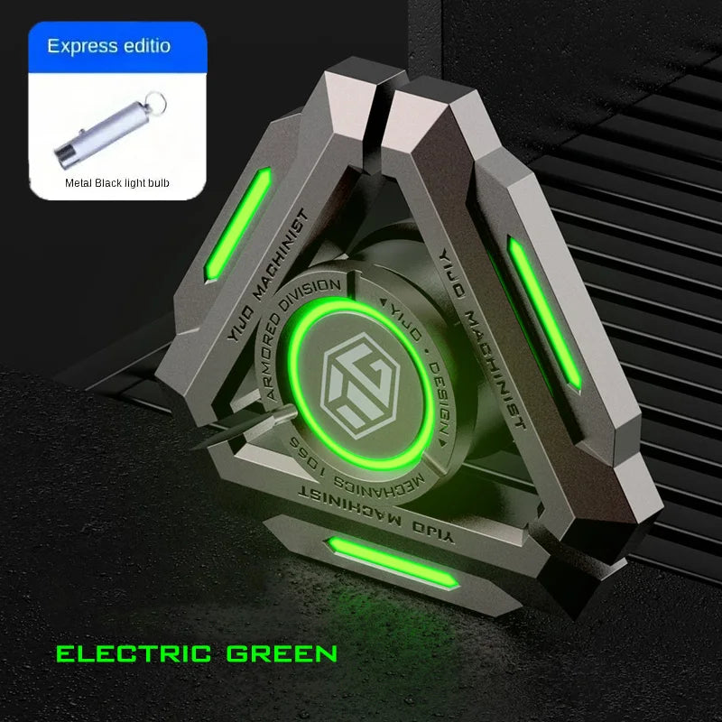 luminous all-metal gyroscope fidget spinner - view 10