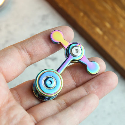 Chaotic pendulum metal fidget spinner - view 2