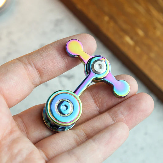 Chaotic pendulum metal fidget spinner - view 2