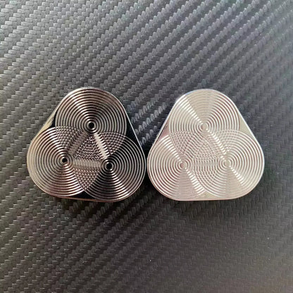 Triangle magnetic metal fidget slider - view 5