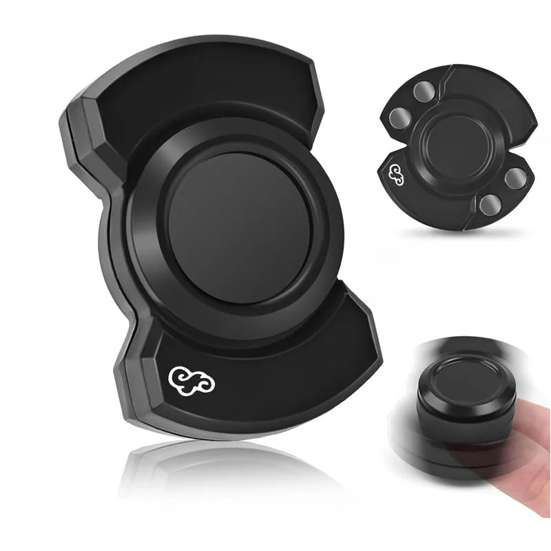 3-in-1 magnetic fidget spinner and clicker - view 2