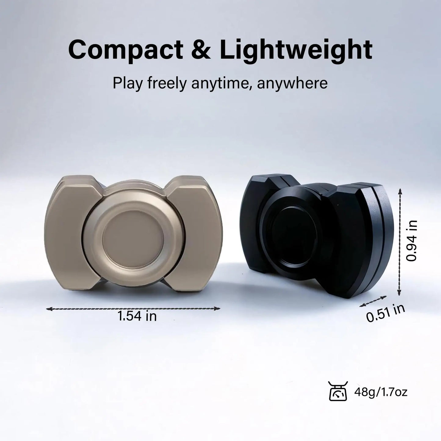 magnetic slider fidget spinner - view 2