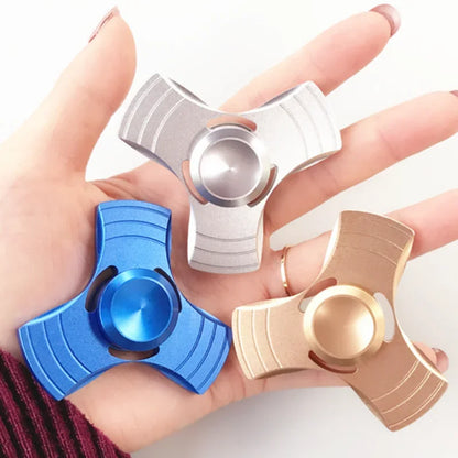 Trefoil aluminium alloy fidget spinner - view 3
