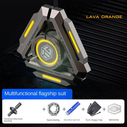 Luminous all-metal gyroscope fidget spinner - view 12