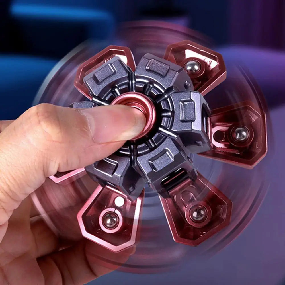 Transformable telescoping mecha fidget spinner - view 3