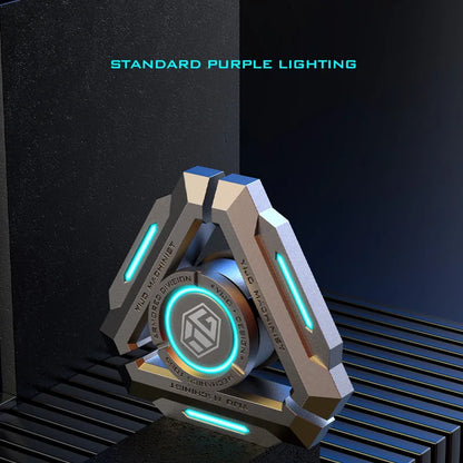 Luminous all-metal gyroscope fidget spinner - view 3