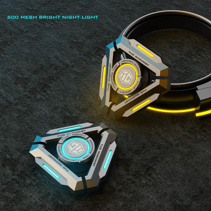Luminous all-metal gyroscope fidget spinner - view 4