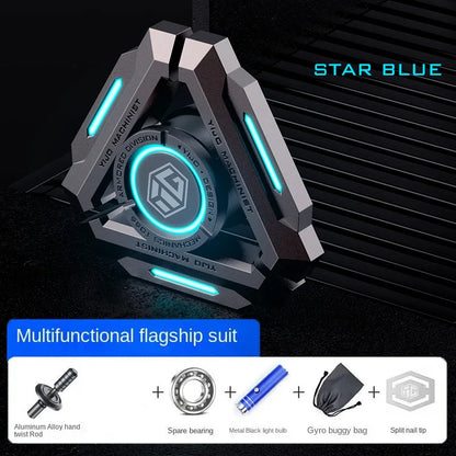 Luminous all-metal gyroscope fidget spinner - view 7