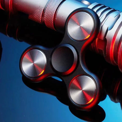 Electroplated aluminium alloy fidget spinner - view 2