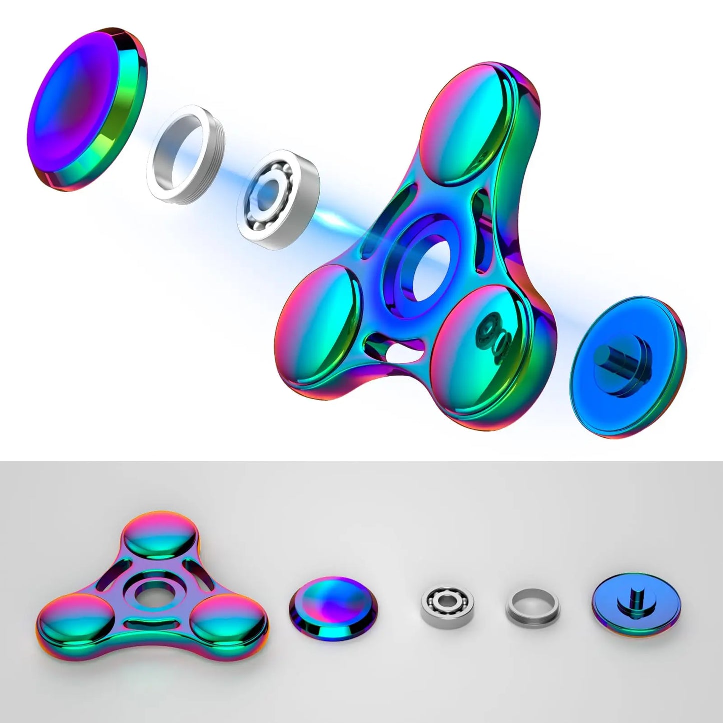 high-speed precision metal fidget spinner - view 4
