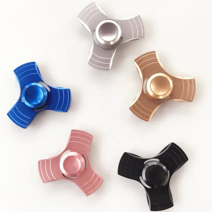 Trefoil aluminium alloy fidget spinner - view 2