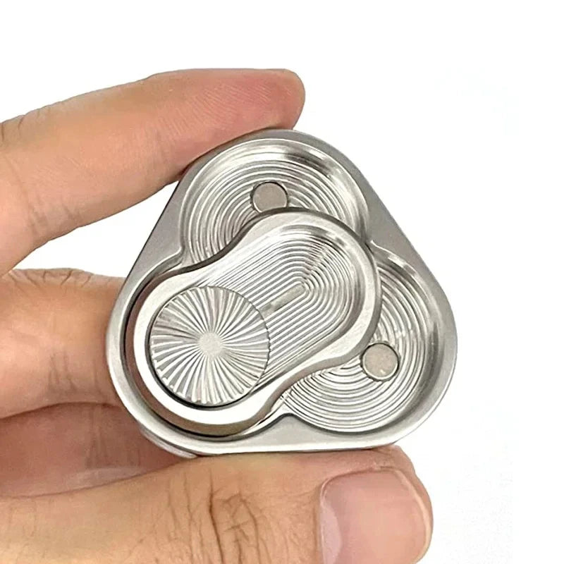 triangle magnetic metal fidget slider - view 8