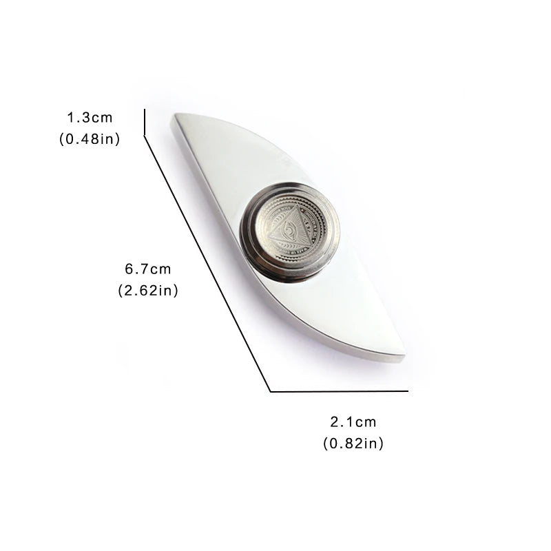Stainless steel precision fidget spinner - view 6