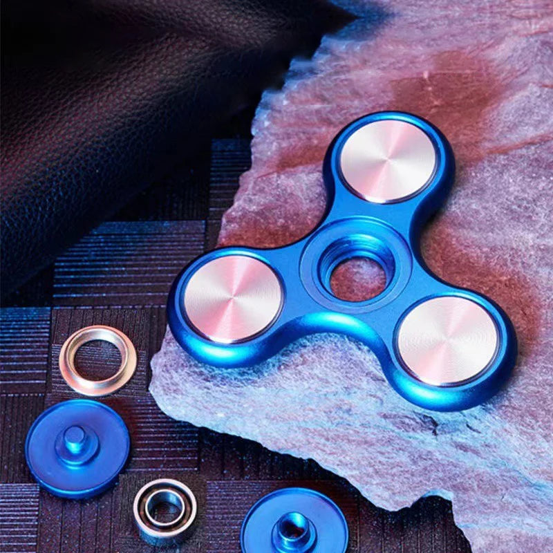 electroplated aluminium alloy fidget spinner - view 3