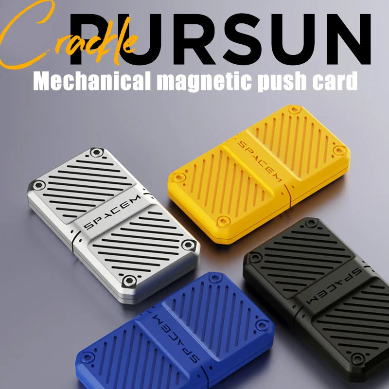 Mechanical magnetic push-slider fidget - view 1