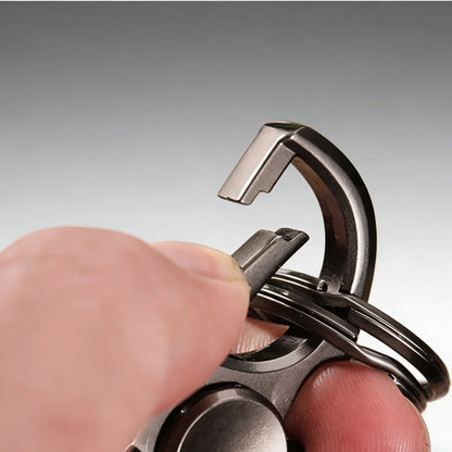 2-in-1 keychain fidget spinner and bottle opener - view 6